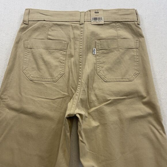 Levi’s Pants Women's 28 Beige Utility Preppy Slim Ankle Length Grunge Trousers - Picture 8 of 12